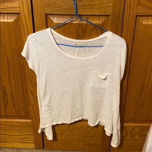 White Pocket Hollister Tshirt